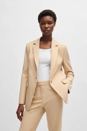 BOSS ORANGE Blusenblazer "Jabla Premium Damenmode", mit Markenlabel