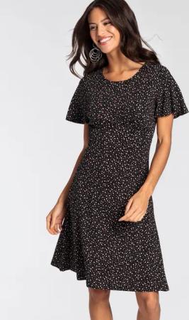Laura Scott Sommerkleid, kurzes Kleid, femininer Look, aus Single-Jerseystoff, halbarm