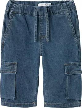 name it Jogger Shorts Nmmben Dark Blue Denim