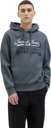 Jack & Jones Herren Hoodie Kapuzenpullover JJELOGO SWEAT HOOD 2 COL - Regular Fit