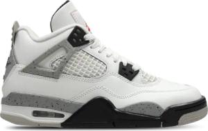 Jordan Retro 4 Unisex Schuhe - Weiß - Größe: 37.5 - Leder - Foot Locker