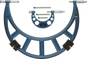 Helios-Preisser Bügelmessschraube m.auswb.Amb oss, HM, 0,01 mm 0-150 mm