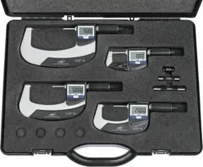 Helios-Preisser Dig. Bügelmessschraube IP65 Integrated Wireless Satz 0-100mm