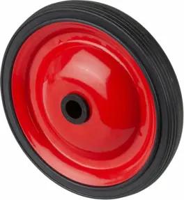 BS Rollen Stahlscheibenrad A70 Rad Ø 130mm PVC schwarz Achs Ø 12mm