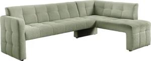 exxpo - sofa fashion Essbank "Barista, bequem und elegant, hohe Bodenfreiheit,", Eckbank Barista bequem und elegant, hochwertige Detailverarbeitung