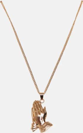Urban Classics Pray Hands Necklace