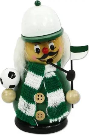 Dekohelden24 Räuchermännchen Räuchermann Fussballer in verschiedenfarbigen Outfit´s, Größe ca. 12, (1 St)