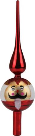 AM Design Christbaumspitze "Weihnachtsdeko rot, Christbaumschmuck", (1 tlg.), aus Glas, Höhe ca. 30,5 cm