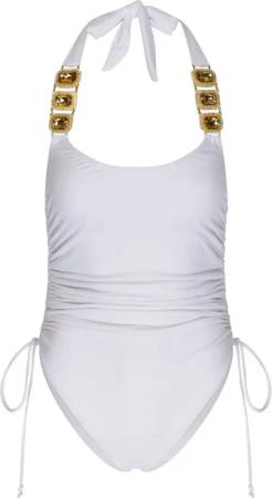 Moda Minx Badeanzug "Boujee", (1 St.), mit funkelndem Steinbesatz