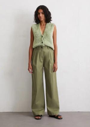 Weite Bundfaltenhose
