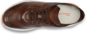 Santoni Low-Top Sneaker - Men's leather sneaker - Gr. UK_11 - in Weiß - für Damen