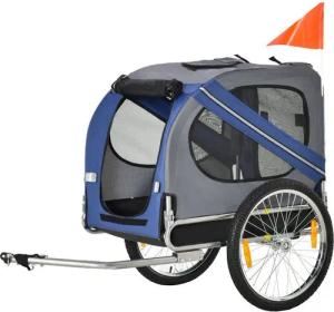 PawHut Fahrradhundeanhänger Fahrradanhänger für Hunde