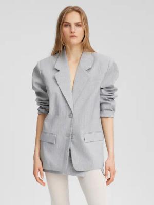 Gestuz Sakko Paula 10908678 Grau Relaxed Fit