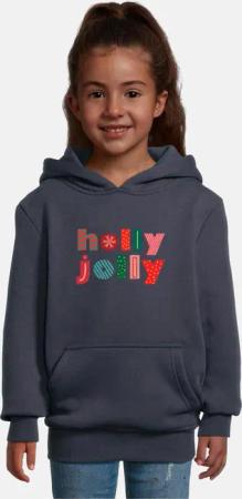 Merchcode Kids Christmas Holly Jolly Mood Hoody