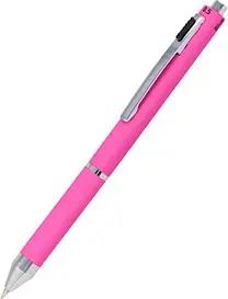 ONLINE® 4-Farben-Kugelschreiber Multipen pink, Schreibfarbe: rot, blau, schwarz, grau, 1 St.