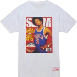 Mitchell And Ness NBA Slam Cover Allen Iverson T-shirt Weiß