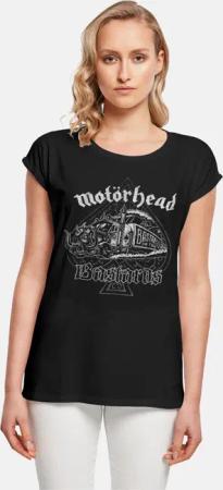 Merchcode Ladies Motörhead - Bastards Train Extended Shoulder Tee