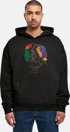 Merchcode Love Is Oversized Hoody