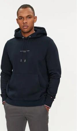 Tommy Hilfiger Sweatshirt Logo MW0MW32673 Dunkelblau Regular Fit