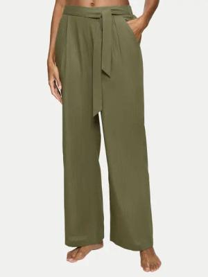 Triumph Stoffhose Summer 10222571 Grün Relaxed Fit