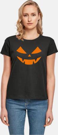 Merchcode Ladies Halloween - Pumpkin Face Tee