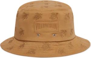Vilebrequin Embroidered Bucket Hat Turtles All Over - Boom - Marone - Größe M/L