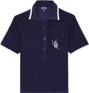 Vilebrequin Vbq Line Polohemd Aus Frottee Für Damen - Lizea - Blau - Größe XL