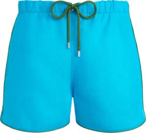 Vilebrequin Solid Badeshorts Aus Leinen Für Herren - Maurice - Blau - Größe M