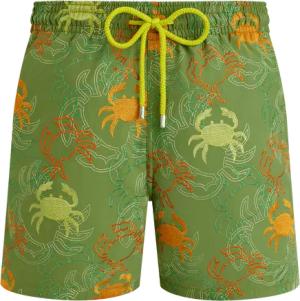 Vilebrequin Crab Balloons Badeshorts Mit Stickerei Für Herren - Mistral - Grün - Größe 5XL