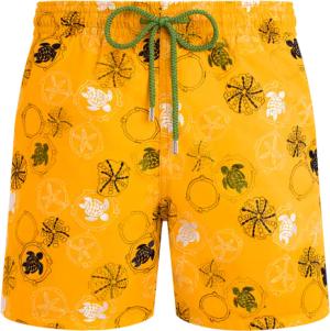 Vilebrequin Oursins Badeshorts Mit Stickerei Für Herren - Mistral - Orange - Größe XL