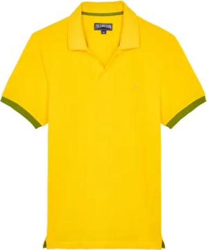 Vilebrequin Solid Polohemd Aus Baumwolle Für Herren - Palatin - Gelb - Größe XXXL