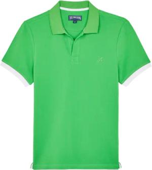 Vilebrequin Solid Polohemd Aus Baumwolle Für Herren - Palatin - Grün - Größe XL