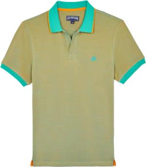 Vilebrequin Solid Polohemd Aus Baumwolle Mit Changierendem Effekt Für Herren - Palatin - Orange - Größe XXL