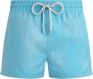 Vilebrequin Figurbetonte Micro Rayures Woll-badeshorts Für Herren - Milton - Blau - Größe M