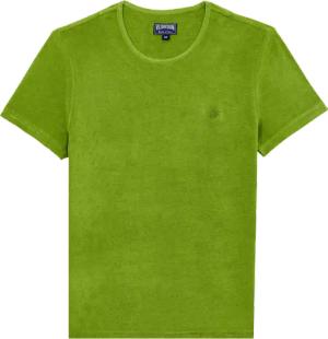 Vilebrequin Einfarbiges Unisex-t-shirt Aus Frottee - Tiramisu - Grün - Größe L