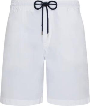Vilebrequin Jogging-bermudas Aus Gabardine Für Herren - Levant - Weiss - Größe 40