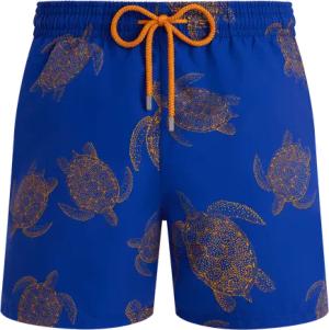 Vilebrequin Tortues Galuchat Badeshorts Für Herren - Moorea - Blau - Größe XXXL