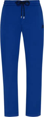 Vilebrequin Solid Baumwollhose Mit Elastikbund Für Herren - Clemence - Blau - Größe 28