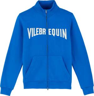 Vilebrequin Sweatshirtjacke Aus Baumwolle Mit Logo-stickerei Für Herren - Roux - Blau - Größe XL