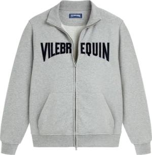 Vilebrequin Sweatshirtjacke Aus Baumwolle Mit Logo-stickerei Für Herren - Roux - Grau - Größe L