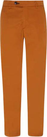 Vilebrequin Solid Chinohose Aus Tencel Und Baumwolle Für Herren - Taillat - Marone - Größe 34