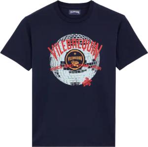 Vilebrequin Vbq Disco Ball T-shirt Aus Baumwolle Für Herren - Portisol - Blau - Größe XL