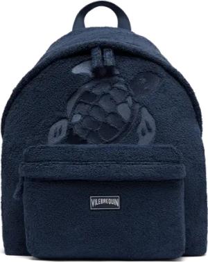 Vilebrequin Turtle Unisex-rucksack Aus Frottee - Byebye - Blau - Größe OSFA