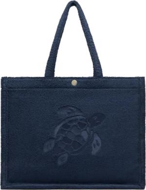 Vilebrequin Turtle Strandtasche Aus Frottee Für Damen - Bernard - Blau - Größe OSFA
