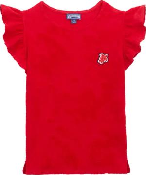 Vilebrequin Tanktop Aus Frottee Für Mädchen - Genny - Rot - Größe 14