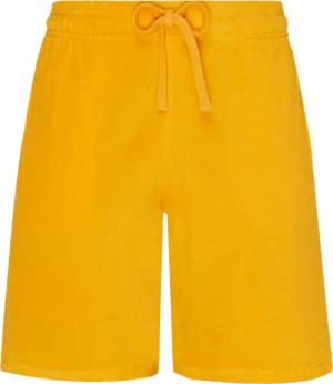 Vilebrequin Solid Unisex-bermudashorts Aus Frottee - Bolide - Orange - Größe XL