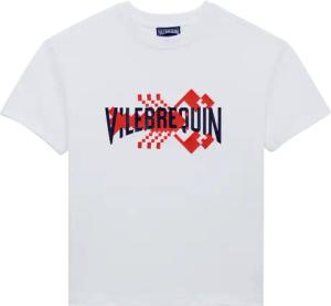 Vilebrequin Homar Pixel T-shirt Aus Baumwolle Für Jungen - Gabin - Weiss - Größe 4