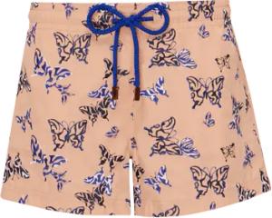 Vilebrequin Bestickte Disco Butterfly Badeshorts Für Damen - Fabya - Rosa - Größe L