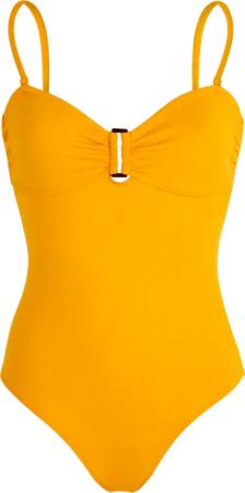 Vilebrequin Solid Badeanzug Für Damen - Lucette - Orange - Größe XL