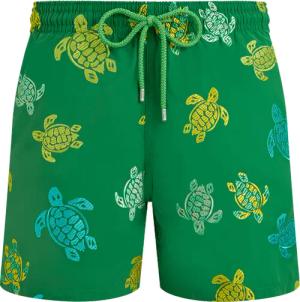 Vilebrequin Tortues Multicolore Badeshorts Mit Stickerei Für Herren – Limitierte Serie - Mistral - Grün - Größe S
